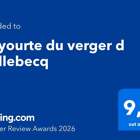 La Yourte Du Verger D Hellebecq Campismo de Luxo Silly